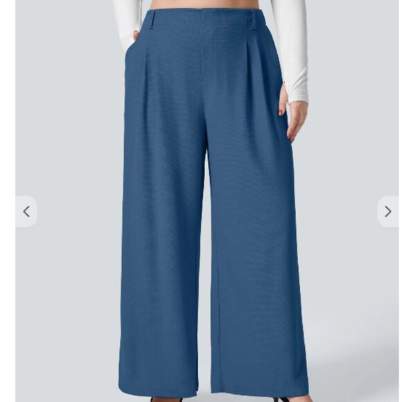 HALARA Pants - Halara Flex™ High Waisted Side Pocket Wide Leg Size Medium